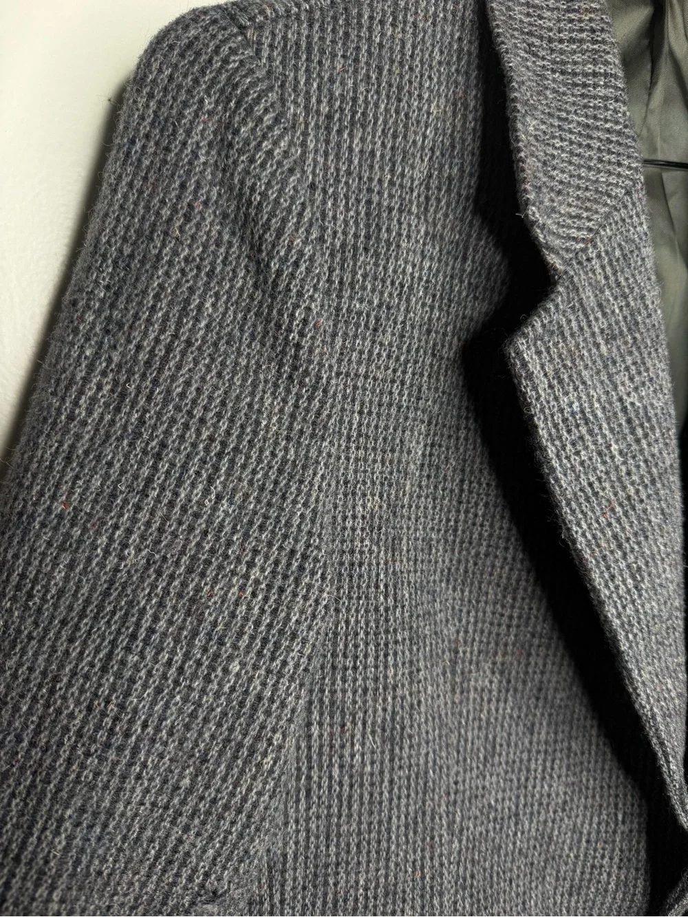Pendleton Men Tweed Sport Coat 42R Blazer Blue Virgin Wool Jacket Vtg USA